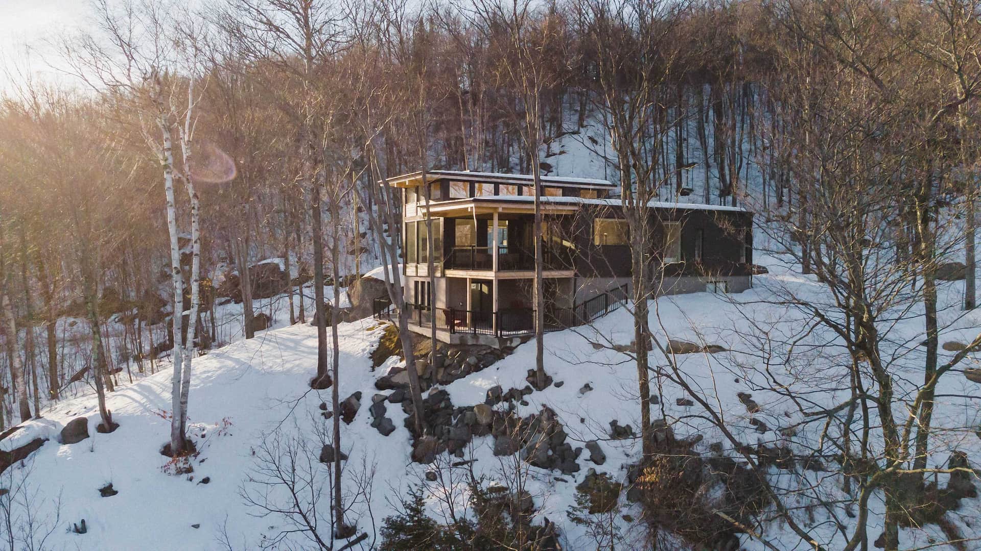 Twin Cottages with Mountain & Lake View