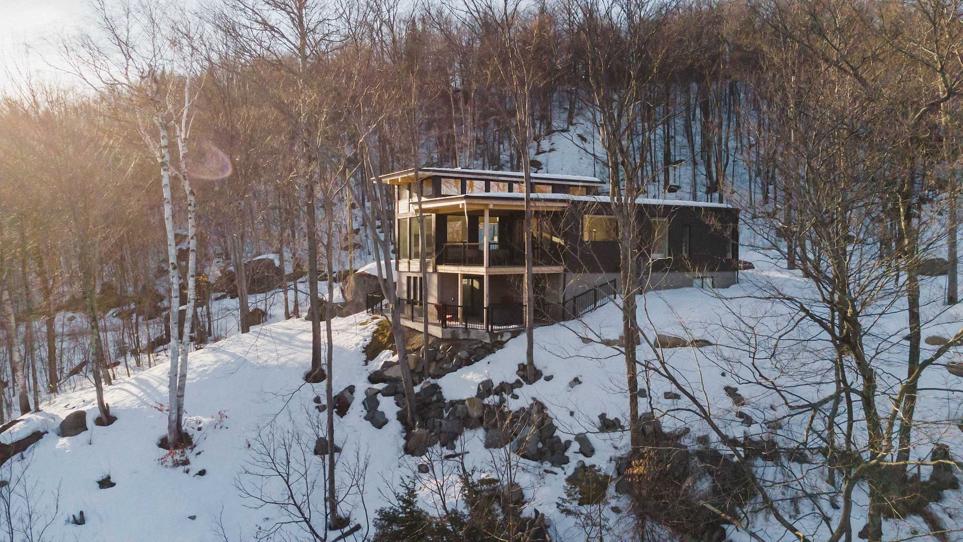 Twin Cottages with Mountain & Lake View